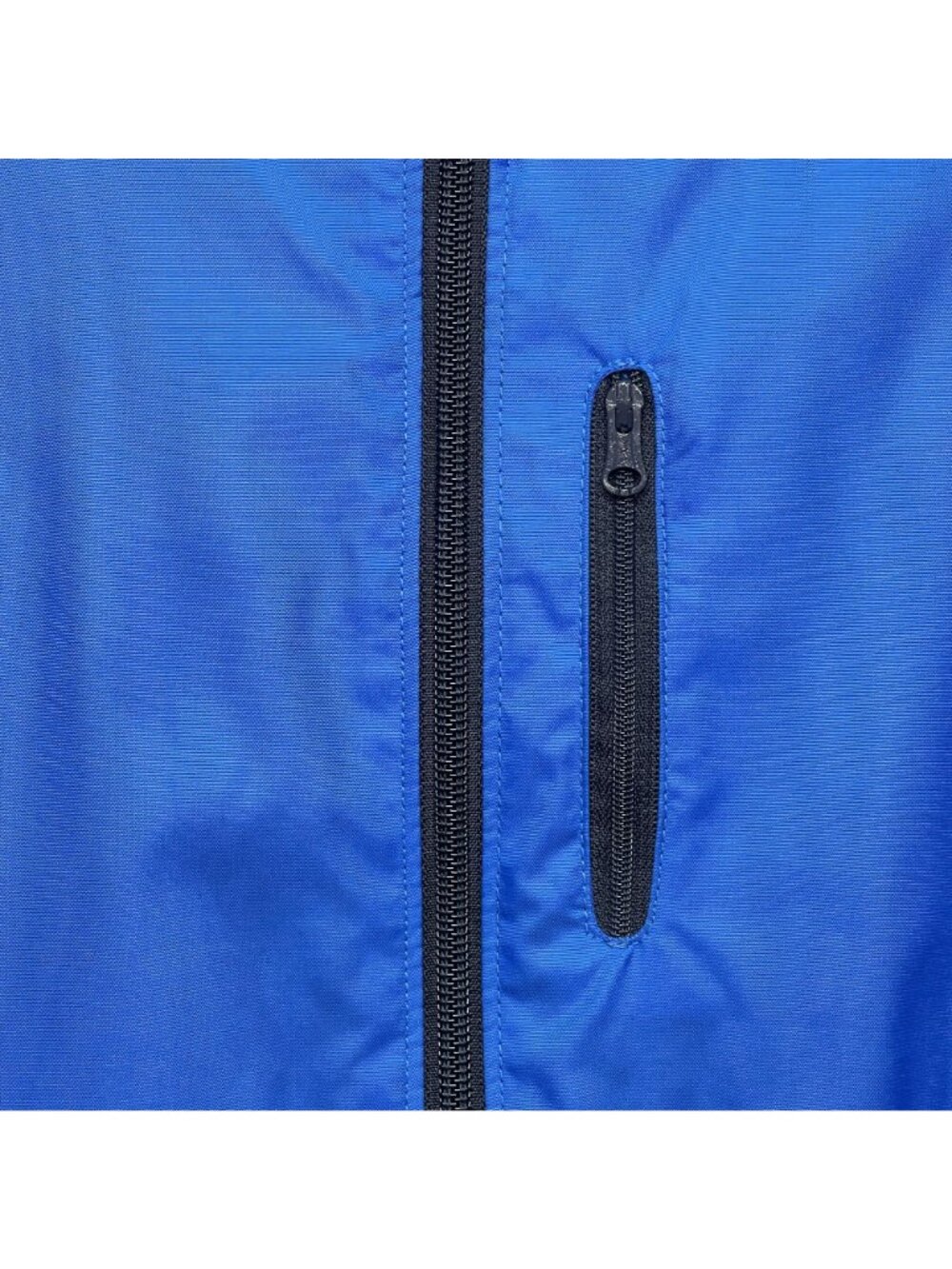 Columbia Blue Hooded Lightweight Womens Jacket With Zippered Pockets Size M - Picture 2 of 8